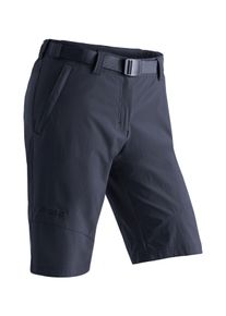 Funktionsshorts Maier Sports "Lawa", Damen, Gr. 36, Normalgr&ouml;&szlig;en, blau (dunkelblau), 90% Polyamid, 10% Elasthan, Hosen Funktionsshorts, Damen Shorts, kurze Wanderhose, Outdoorhose mit 2 Taschen, Regular Fit