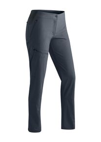 Outdoorhose Maier Sports "Inara slim Vario", Damen, Gr. 48, Normalgr&ouml;&szlig;en, grau, 90% Polyamid, 10% Elasthan, Hosen Outdoorhose, Damen Wanderhose, Funktionshose mit Variobund und 4 Taschen, Slim Fit