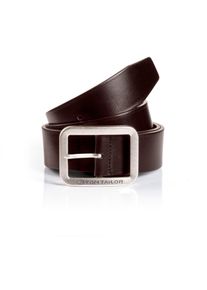 Lederg&uuml;rtel Tom Tailor, Herren, Gr. 85, braun, Rindsleder, G&uuml;rtel Lederg&uuml;rtel, bis Gr. 120