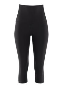 Leggings WINSHAPE "3/4 Functional Comfort HWL212C", Damen, Gr. XL, Normalgr&ouml;&szlig;en, schwarz, 85% Polyester, 15% Elasthan, Hosen Leggings, High Waist