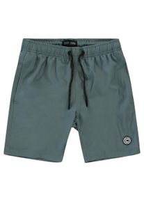 Badeshorts Cars Jeans "BEMINO", Jungen, Gr. 8 (122), N-Gr, gr&uuml;n (moss), Web, Polyester, unifarben, Badehosen Badeshorts