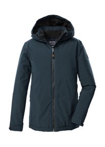 Funktionsjacke Killtec "KOW 221 BYS JCKT", Jungen, Gr. 140, nachtblau, Obermaterial: 100% Polyester;Futter: 100% Polyester;F&uuml;llung: 100% Polyester, Jacken Funktionsjacke, Wind- und wasserdichte Kinderjacke mit verstellbarer Kapuze