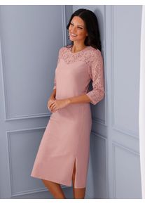 w&auml;schepur Nachthemd W&Auml;SCHEPUR "Nachthemd", Damen, Gr. 52/54, Normalgr&ouml;&szlig;en, lila (mauve), 100% Baumwolle, unifarben, Kleider Nachthemd