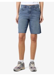 Jeansshorts Noisy may "NMHOLLA NW LOOSE SHORT AZ426MB NOOS", Damen, Gr. XL (42), N-Gr, blau (medium blau denim), Denim/Jeans, Obermaterial: 100% Baumwolle, unifarben, loose fit kniefrei, Jeans Jeansshorts, NMHOLLA