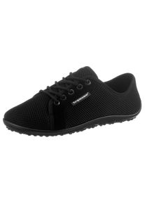 Barfu&szlig;schuh Leguano "AKTIV", Damen, Gr. 38, schwarz, Textil, Schuhe Barfu&szlig;schuh, Freizeitschuh, Halbschuh, Schn&uuml;rschuh mit ergonomischer Formgebung