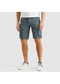 PME-Legend Cargoshorts PME LEGEND "EXPEDIZER CARGO SHORTS LT WEIGHT COLORED SWEAT", Herren, Gr. 31, N-Gr, gr&uuml;n (schwarz slate), Web, Obermaterial: 81% Baumwolle, 17% Polyester, 2% Elasthan, regular fit kniefrei, Hosen Cargoshorts, Sommerhose