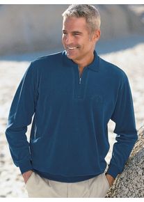 Sweatshirt Catamaran, Herren, Gr. 44/46, blau (jeansblau), 80% Baumwolle, 20% Polyester, meliert, unifarben, Sweatshirts Sweatshirt