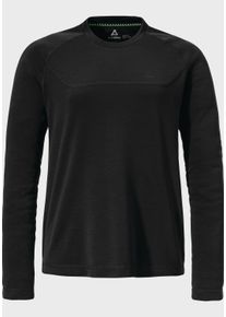 Sch&ouml;ffel Funktionsshirt SCH&Ouml;FFEL "Hiking CIRC Longsleeve Style Smue WMS", Damen, Gr. 44, schwarz (9990, schwarz), Oberstoff: 100% Polyester, Rundhals, Shirts Funktionsshirt