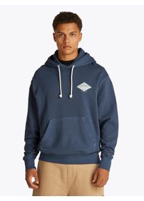 Kapuzensweatshirt Tommy Jeans "TJM RLX VARSITY GRAPHICS HOODIE", Herren, Gr. XL, blau (schwarz night navy), Sweatware, Obermaterial: 100% Baumwolle, relaxed fit, Rippb&uuml;ndchen, Sweatshirts Kapuzensweatshirt, mit gro&szlig;em R&uuml;ckenprint