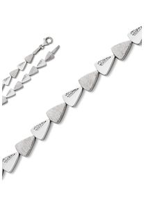 Silberkette ONE ELEMENT "Zirkonia Halskette aus 925 Silber" Gr. 45, silber, Halsketten, Damen, 45,mit Zirkonia, Silber 925 (Sterlingsilber), Silberkette