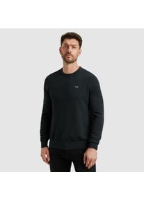 PME-Legend Rundhalspullover PME LEGEND, Herren, Gr. 4XL, salute, Web, Obermaterial: 50% Baumwolle, 50% Modal, unifarben, regular fit normal, Rundhals, Rippb&uuml;ndchen, Pullover Rundhalspullover, mit Logo Stickerei