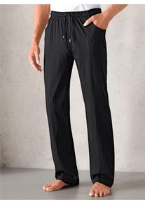 Homewearpants CLASSIC, Herren, Gr. 46, Normalgr&ouml;&szlig;en, schwarz, 100% Baumwolle, unifarben, lang, Hosen Homewearpants