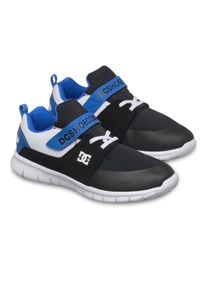 Sneaker DC Shoes "Heathrow Prestige Ev", Jungen, Gr. 3(34), schwarz-wei&szlig; (schwarz, wei&szlig;, blau), Obermaterial:Obermaterial: Textil (Mmf), Futter: Textil, Laufsohle: EVA;, Schuhe Sneaker