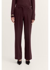 Stoffhose Bugatti "Stretch", Damen, Gr. 34, Normalgr&ouml;&szlig;en, 690, rost, 73% Polyester, 20% Viskose, 7% Elasthan, unifarben, normal, Hosen Stoffhose, aus einem Viskose-Mix