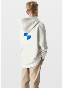 Sweatshirt BMW, Jungen, Gr. 116, grau (light grau), Sweatware, Obermaterial: 100% Baumwolle, kontrastfarbene Details, bequem normal, ohne Ausschnitt, elastischer Bund, Sweatshirts Sweatshirt, Ausgefallenes BMW Logo auf dem R&uuml;cken