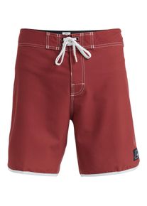 Boardshorts Quiksilver "Original Scallop 18", Herren, Gr. 28(XS), braun (henna), Obermaterial: 92% Microfaser, 8% Elasthan;, Hosen Boardshorts