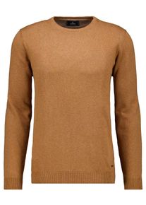 Rundhalspullover Ragman, Herren, Gr. 58, kastanie, 089, Strick, 95% Baumwolle 5% Cashmere, Rundhals, Pullover Rundhalspullover