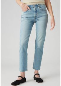 Levi's 7/8-Jeans LEVI'S "501 Crop", Damen, Gr. 32, L&auml;nge 30, blau (no rush), Denim/Jeans, Obermaterial: 99% Baumwolle, 1% Elasthan, figurbetont 7/8-L&auml;nge, Jeans 7/8-Jeans, 501 Collection, 5-Pocket-Style