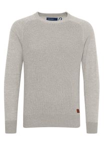 Rundhalspullover Blend "Rundhalspullover BHGandolf", Herren, Gr. XL, grau (stone mix), Obermaterial: 100% Baumwolle CO., Pullover Rundhalspullover