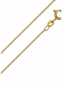 Goldkette ONE ELEMENT "Halskette Rundankerkette aus 333 Gelbgold &Oslash; 1,1 mm" Gr. 38, gold, Halsketten, Damen, 38, Gelbgold 333, Goldkette