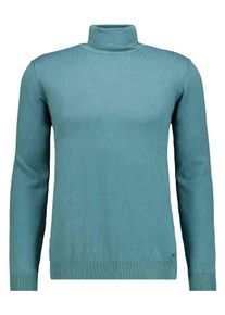 Rundhalspullover Ragman, Herren, Gr. 48, gr&uuml;n, 382, Strick, 95% Baumwolle 5% Cashmere, hoch geschlossener Ausschnitt, Pullover Rundhalspullover
