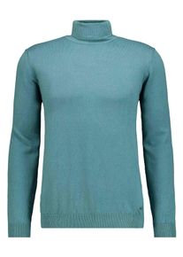 Rundhalspullover Ragman, Herren, Gr. 56, gr&uuml;n, 382, Strick, 95% Baumwolle 5% Cashmere, hoch geschlossener Ausschnitt, Pullover Rundhalspullover