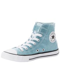 Sneaker Converse "CHUCK TAYLOR ALL STAR COATED GLITTER EASY-ON", Damen, Gr. 33, wei&szlig; (winter slay, wei&szlig;, schwarz), Textil, Schuhe Sneaker