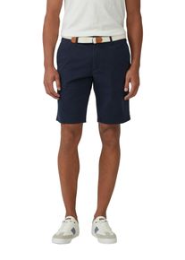Bermudas s.Oliver, Herren, Gr. 34, N-Gr, blau, Twill, Obermaterial: 97% Baumwolle, 3% Elasthan, unifarben, regular fit kniefrei, Hosen Bermudas, Sommerhose mit Taschen