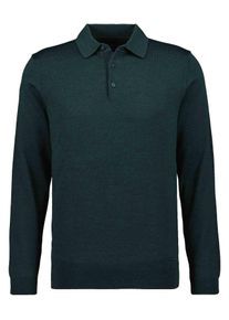 Rundhalspullover Ragman, Herren, Gr. 48, gr&uuml;n (dunkelgr&uuml;n, 035), Strick, 100% Wolle, hoch geschlossener Ausschnitt, Pullover Rundhalspullover