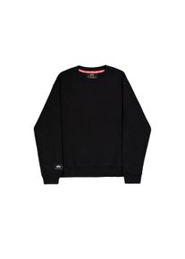 Sweater Alpha Industries "Label Sweatshirt Backprint", Herren, Gr. S, schwarz, Obermaterial: 80% Baumwolle, 20% Polyester, regular fit, Sweatshirts Sweater