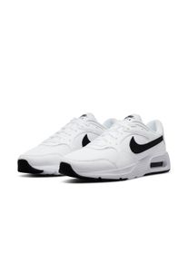 Sneaker Nike Sportswear "AIR MAX SC", Herren, Gr. 45, schwarz-wei&szlig; (wei&szlig;, schwarz), Leder, Textil, kontrastfarbene Details, unifarben, Schuhe Sneaker