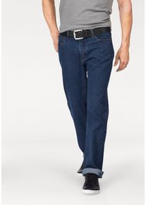 Regular-fit-Jeans Arizona "James", Herren, Gr. 46, U + N + S Gr, blau (dunkelblau), Obermaterial: 100% Baumwolle, Basic, normal lang, Jeans Regular-fit-Jeans, regular fit, gerades Bein, Five-Pocket-Form, normale Leibh&ouml;he, Topseller