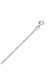 Goldkette ONE ELEMENT "Halskette Rundankerkette aus 585 Wei&szlig;gold &Oslash; 1,2 mm" Gr. 45, silber, Halsketten, Damen, 45, Wei&szlig;gold 585, Goldkette