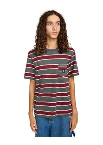 Sporttop Element "Icon Label Pocket", Herren, Gr. XS, ardoise, zinfandel, oatmilk, Obermaterial: 100% Walkfrottier;, Tops Sporttop