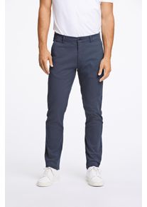 Chinohose LINDBERGH, Herren, Gr. 34, L&auml;nge 32, blau (dk blau), Stoff, Obermaterial: 98% Baumwolle, 2% Elasthan, slim fit normal, Hosen Chinohose, mit Stretch
