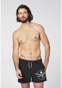 Badeshorts Chiemsee, Herren, Gr. XXL (60/62), schwarz beauty, 100% Polyester, Badehosen Badeshorts