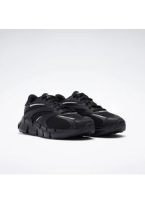 Laufschuh Reebok "ZIG HYPNOTICA", Damen, Gr. 42, schwarz, schwarz, schwarz, Synthetik, Textil, Schuhe Laufschuh