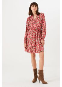 Blusenkleid Garcia, Damen, Gr. XXL, N-Gr, pink (lush pink), Obermaterial: 100% Viskose, Kleider Blusenkleid