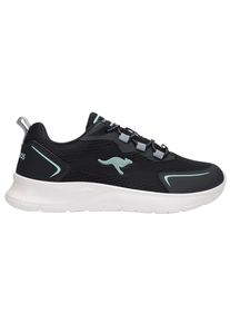 Sneaker Kangaroos "K-NJ STEPPER OS", Damen, Gr. 36, gr&uuml;n (raven, stone gr&uuml;n), Textil, Schuhe Sneaker