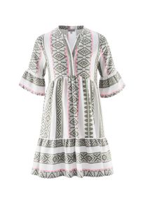 Sommerkleid happy girls "M&auml;dchenkleid", M&auml;dchen, Gr. 152, EURO-Gr&ouml;&szlig;en, gr&uuml;n (light olive), Stoff, 100% Baumwolle, normal, Kleider Sommerkleid