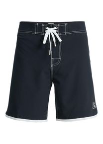 Boardshorts Quiksilver "Original Scallop 18", Herren, Gr. 34L, schwarz, Obermaterial: 92% Microfaser, 8% Elasthan;, Hosen Boardshorts