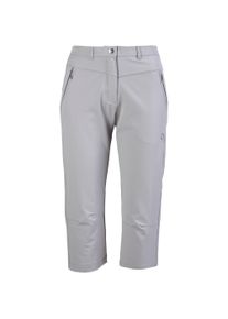 3/4-Hose DEPROC Active "KENORA PIRATE WOMEN", Damen, Gr. 34 (XS), Normalgr&ouml;&szlig;en, grau (hellgrau), 97% Polyester; 3% Elasthan, Hosen 3/4-Hose, auch in Gro&szlig;en Gr&ouml;&szlig;en erh&auml;ltlich