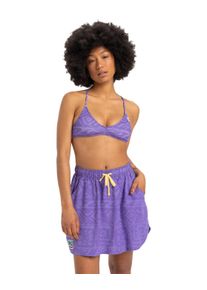 Sommerrock Quiksilver "AOP", Damen, Gr. S, dusted peri global heat 64x64, Obermaterial:[Hauptmaterial] 100, 00% Viskose;, R&ouml;cke Sommerrock