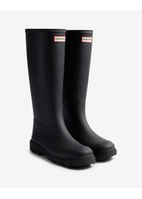 Gummistiefel Hunter "UNISEX DOWNPOUR TALL BOOT", Damen, Gr. 46, schwarz, Synthetik, Schuhe Gummistiefel, wasserdicht