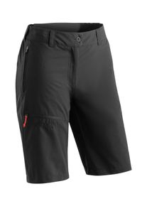 Outdoorhose Maier Sports "Lulaka Bermuda Loop", Damen, Gr. 42, Normalgr&ouml;&szlig;en, schwarz, 100% Polyester, Hosen Outdoorhose, Damen Shorts, kurze Wanderhose, Outdoor-Hose, 3 Taschen, Regular Fit