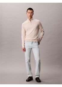 Straight-Jeans Calvin Klein Jeans "STNDRD STRGHT JEAN", Herren, Gr. 34, L&auml;nge 34, static light, Denim/Jeans, Obermaterial: 100% Baumwolle, unifarben, regular fit lang, Jeans Straight-Jeans, Mit G&uuml;rtelschlaufen