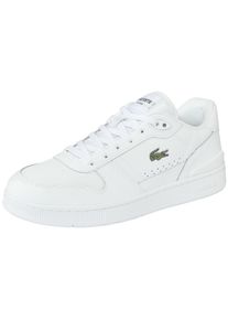 Sneaker Lacoste "Lacoste T-CLIP", Herren, Gr. 47, wht, wht, Leder, Schuhe Sneaker
