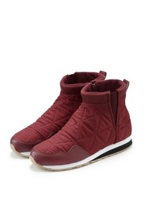 Winterstiefelette Vivance, Damen, Gr. 38, rot (bordeaux), Obermaterial: 50% Lederimitat, 50% Nylon. Decksohle: 100% Textilmaterial. Futter: 100% Textilmaterial. Laufsohle: 100% Synthetik, unifarben, Schuhe Winterstiefelette, in modischer Stepp-Optik, Ankle Stiefeletten, Outdoor Boots, Sneaker