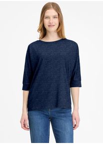 Langarmshirt Ragwear "SHIMONA", Damen, Gr. XL, schwarz (midnight), Jersey, Obermaterial: 50% Baumwolle, 50% Polyester, unifarben, regular fit normal, Rundhals, Shirts Langarmshirt
