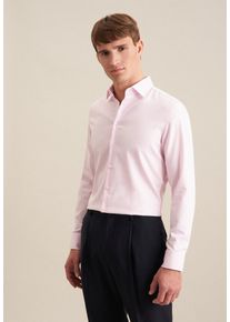 Businesshemd Seidensticker "Schwarze Rose", Damen, Gr. S (37), normale &Auml;rmell&auml;ngen, ros&eacute;, 100% Baumwolle, unifarben, skinny fit, 2-Knopf-Manschette, Hemden Businesshemd, X-Slim 1/1 Kentkragen Uni